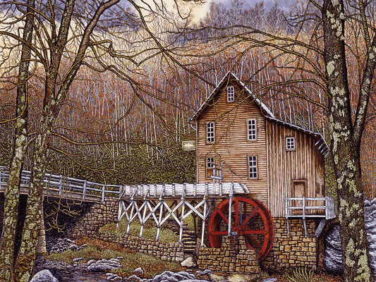 Mill Race Canvas Art