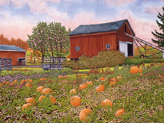 Pumpkin Patch Canvas Art