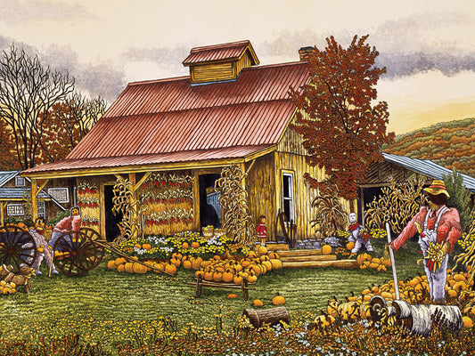 Pumpkin Shed Canvas Art