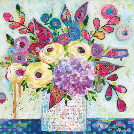 Love Letter Vase 3 Canvas Art