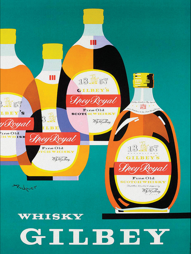 Arte de la lona de Gilbey