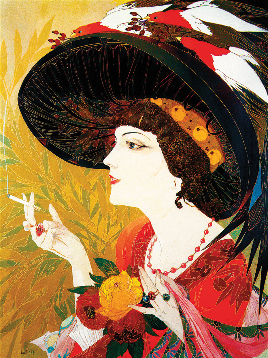 De Feure Smoking Woman IV