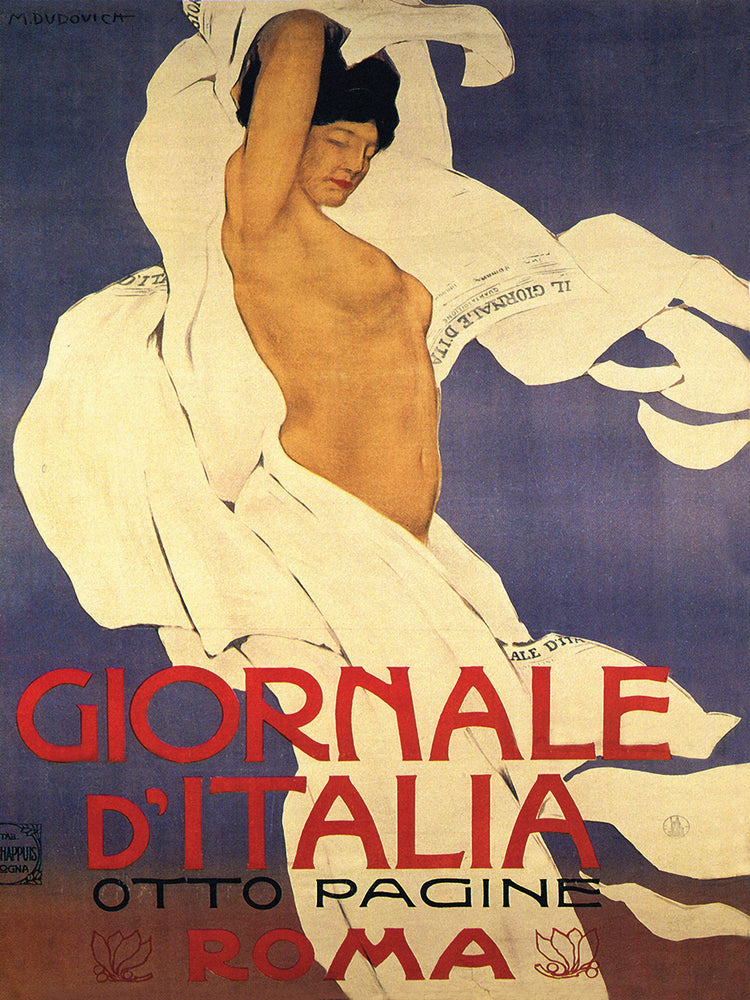Giornale D 'Italia Lienzo
