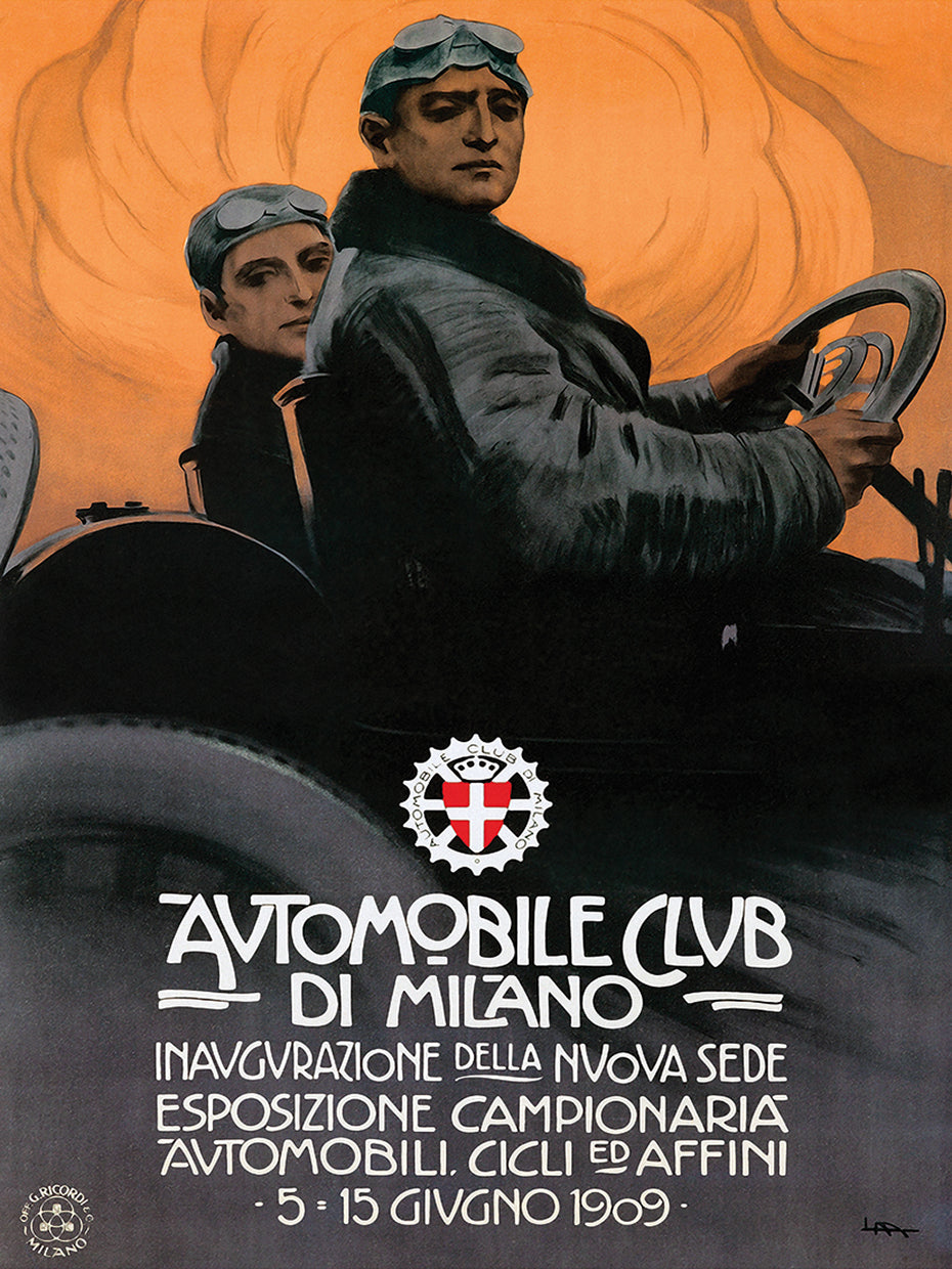 Club del automóvil Lienzo