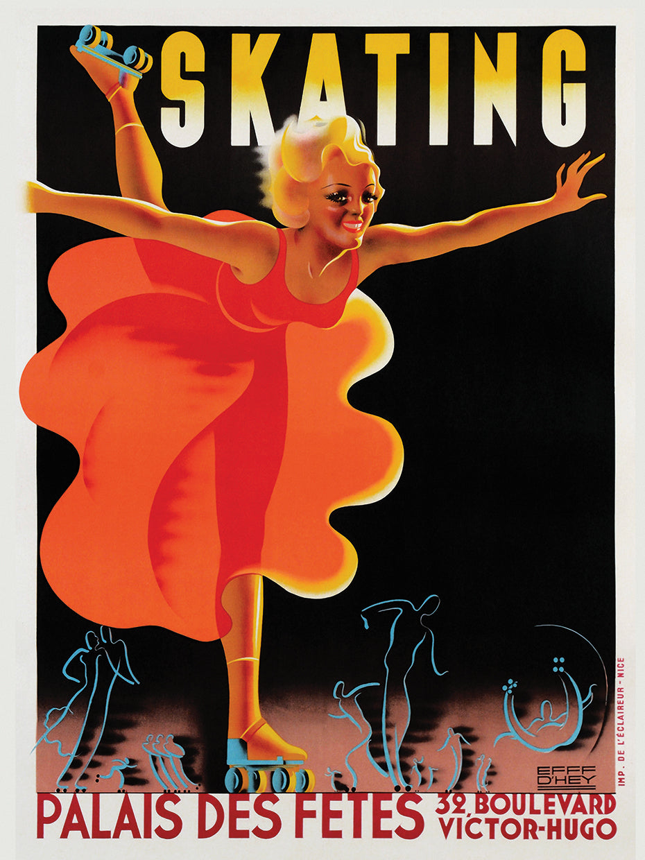 Patinaje Lienzo