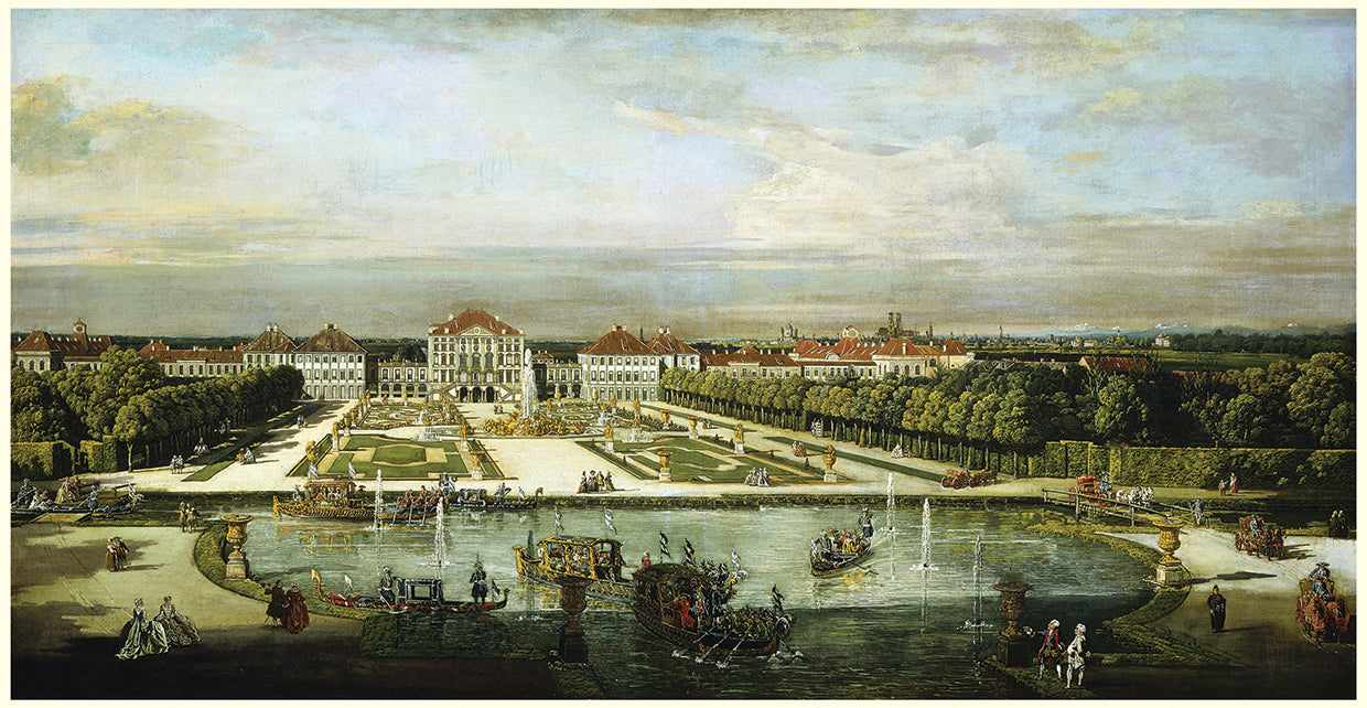 Baroque Nymphenburg Palace By Bernardo Bellotto 1760