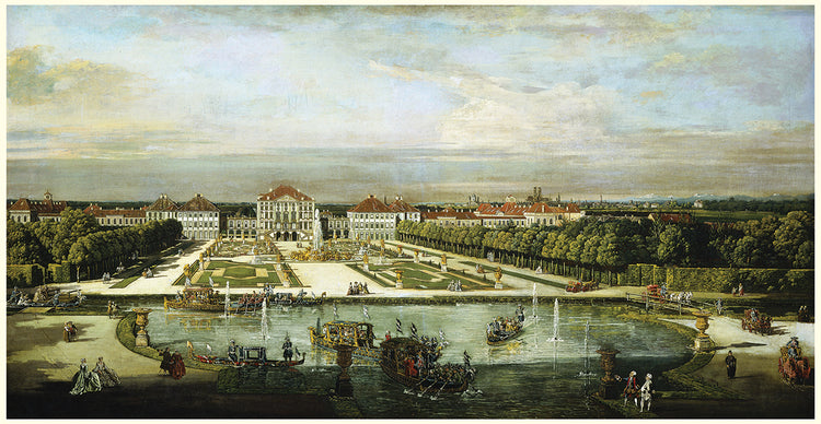 Baroque Nymphenburg Palace By Bernardo Bellotto 1760