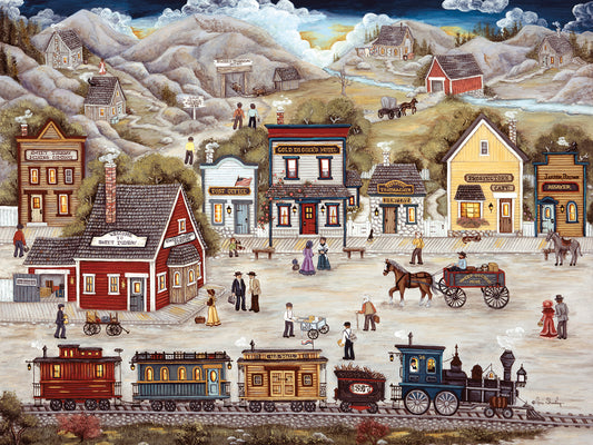 The Mining Town Of Sweet Tuesday Canvas Art