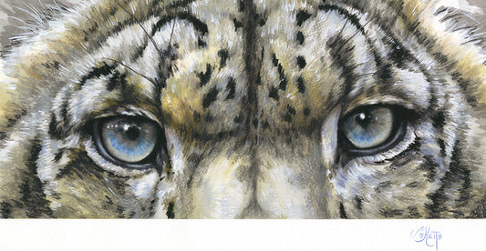 Eye-Catching Snow Leopard Canvas Print