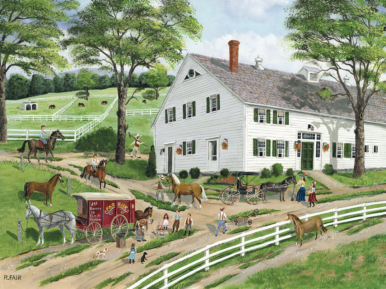 Trimming Hooves at the Stable