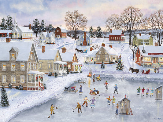 Christmas at the Cove Canvas Art