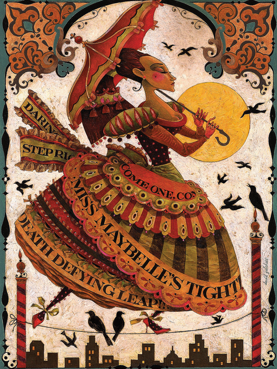 Working Her Red Pumps