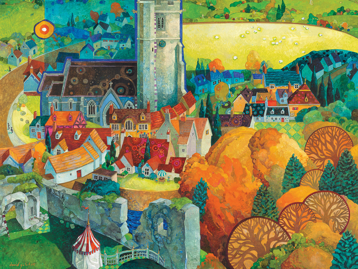 A View from Corfe Castle Dorset