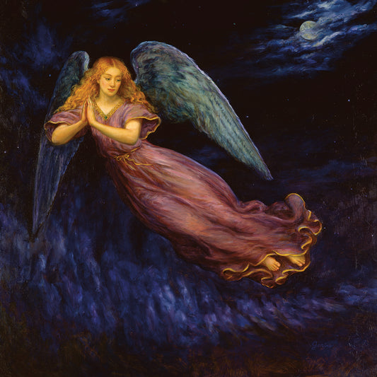 Good Night Angel Canvas Art