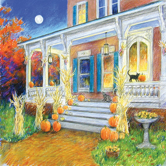 Halloween Porch Canvas Print