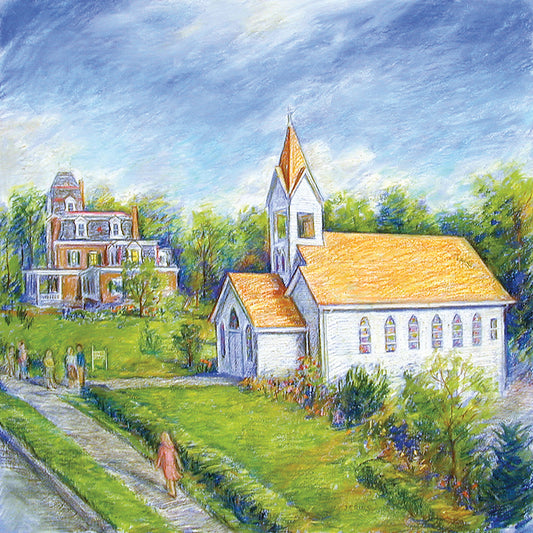 Country Church Canvas Print
