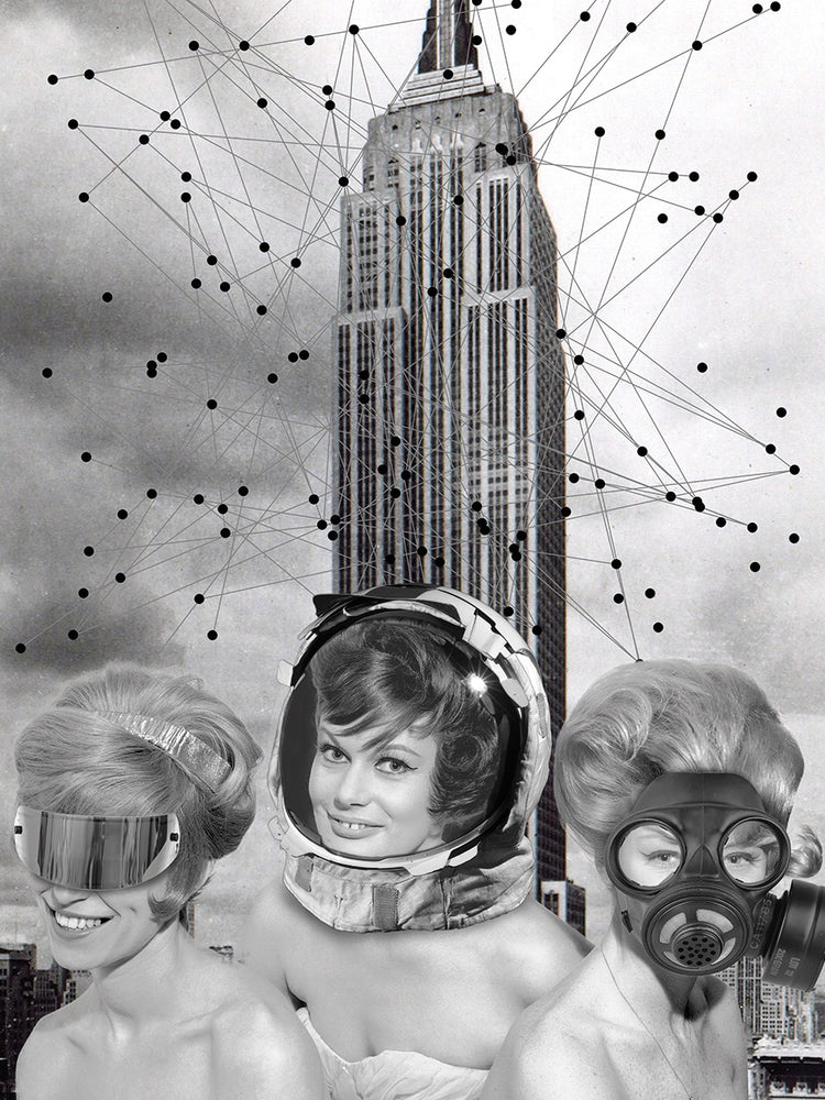 Construimos este arte de la lona de la ciudad
