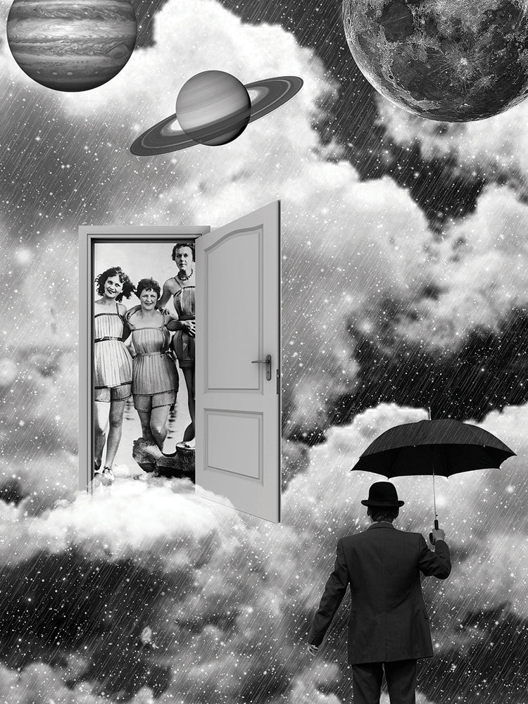 Arte de la lona de la puerta del cielo