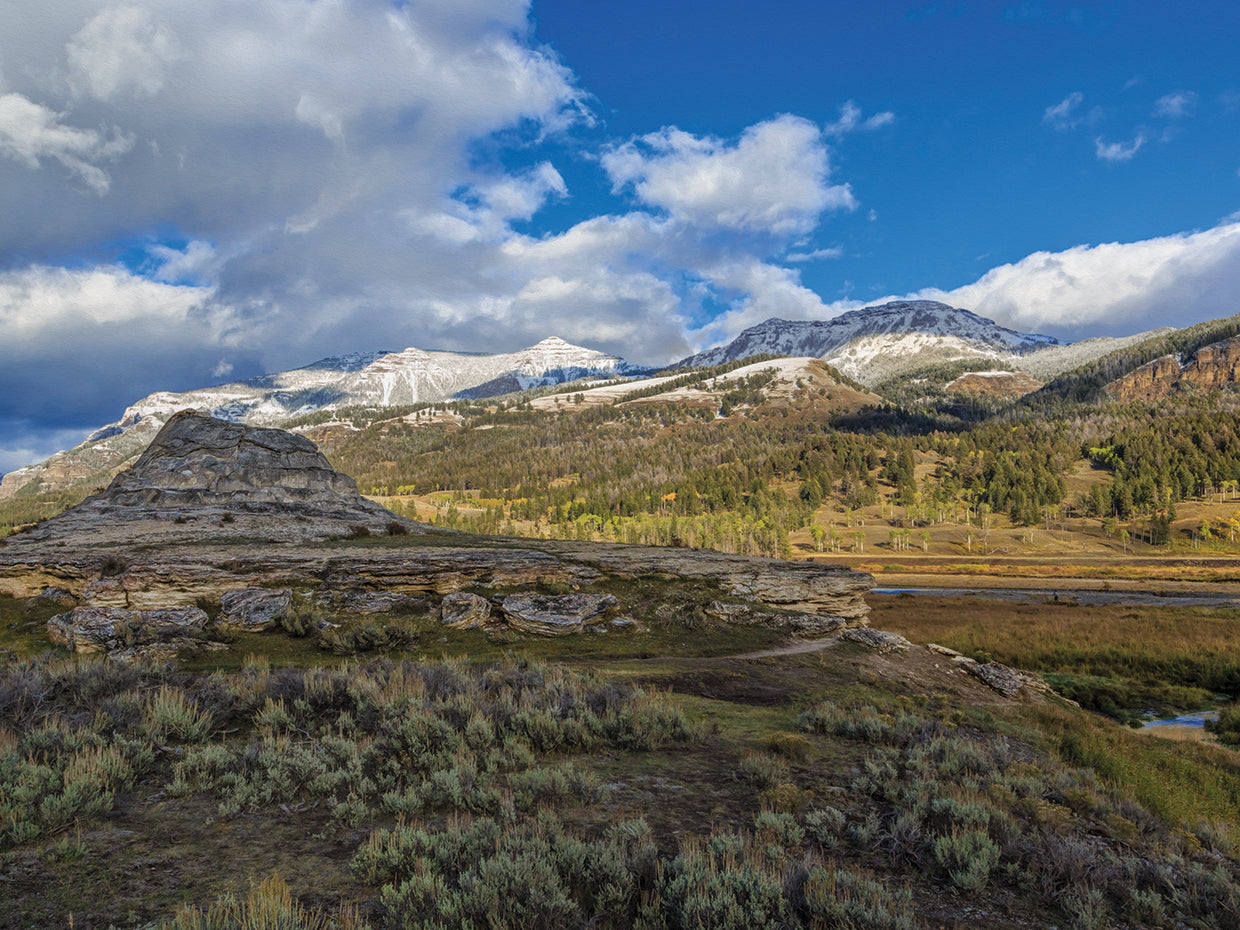 Soda Butte In Yellowstone