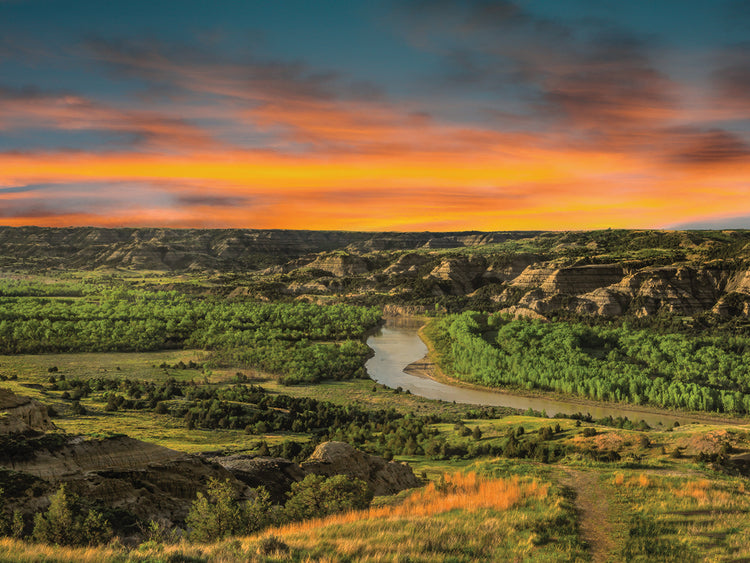 Sunrise At River Bend Overlook