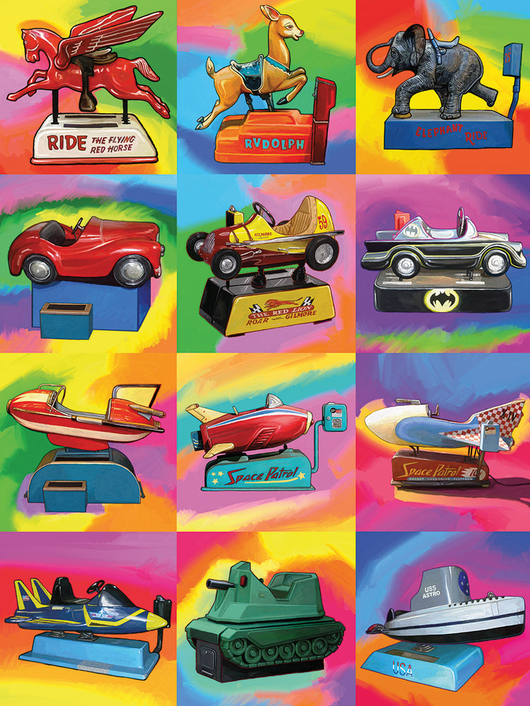 Pop Art Kiddie Rides