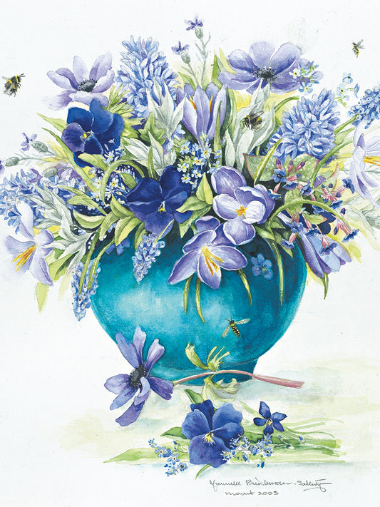 March Bouquet Canvas Art