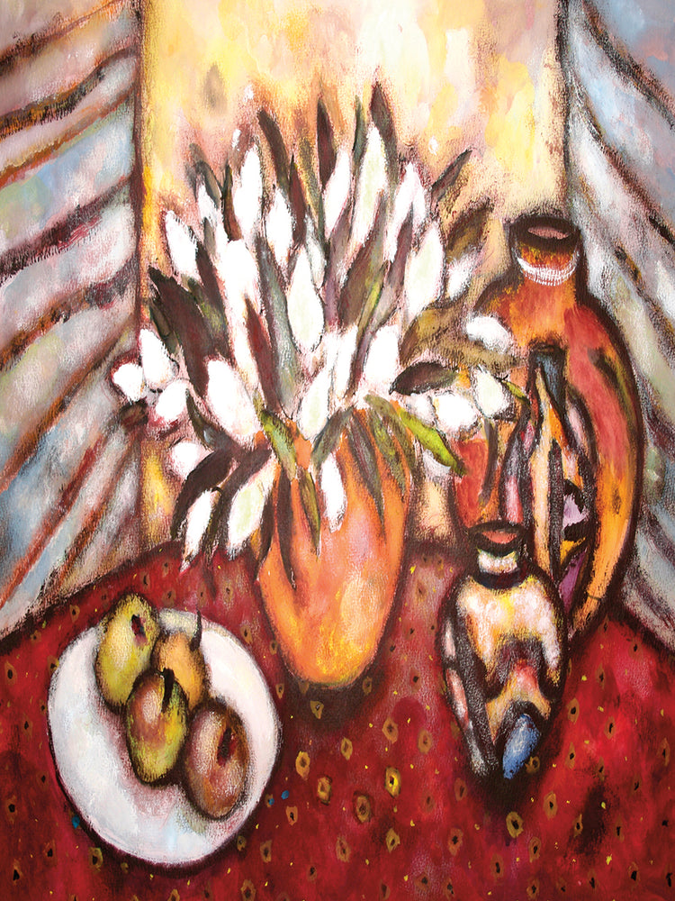 Tulips And Deco Pots