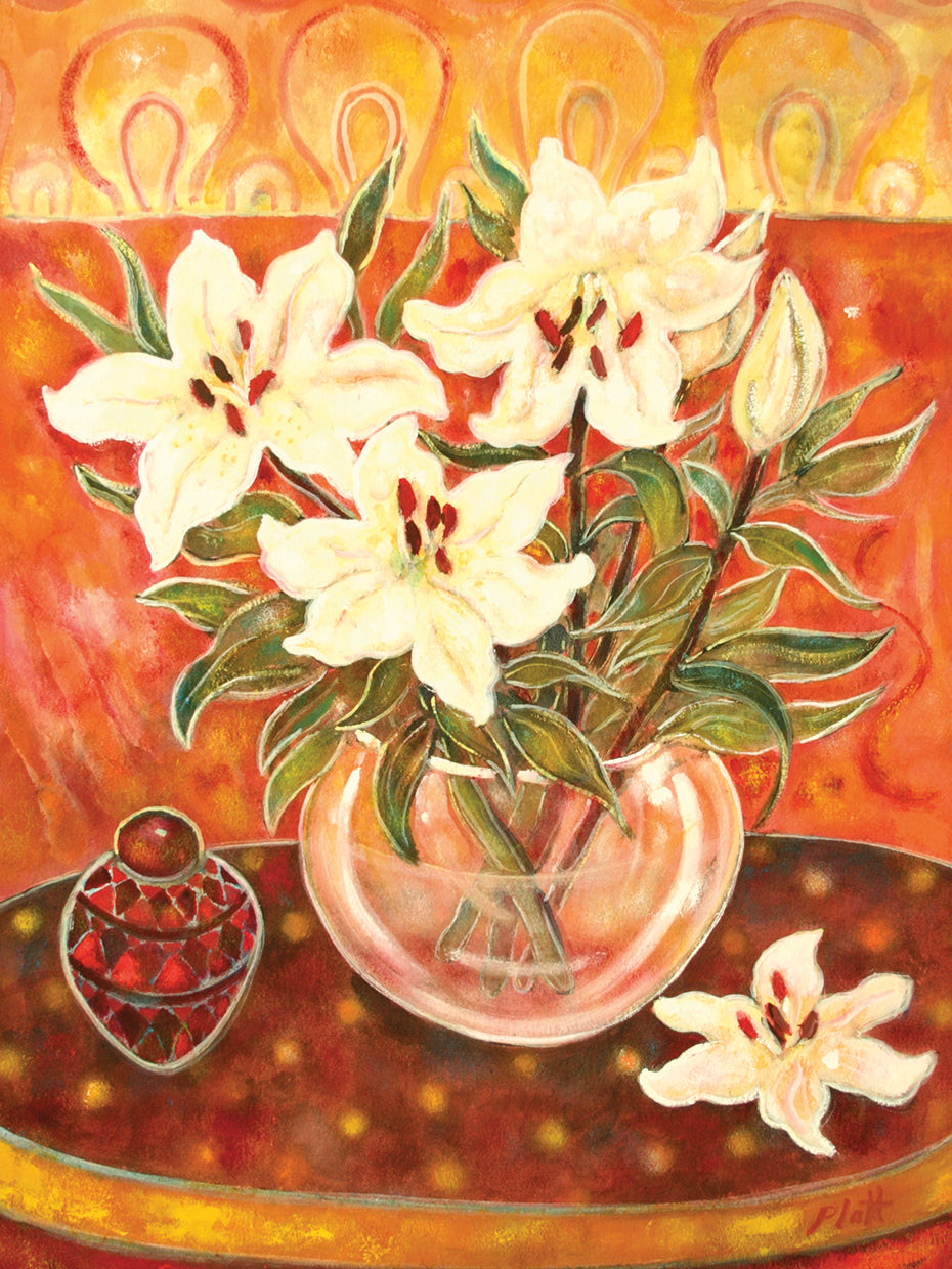 Lilies And Pot