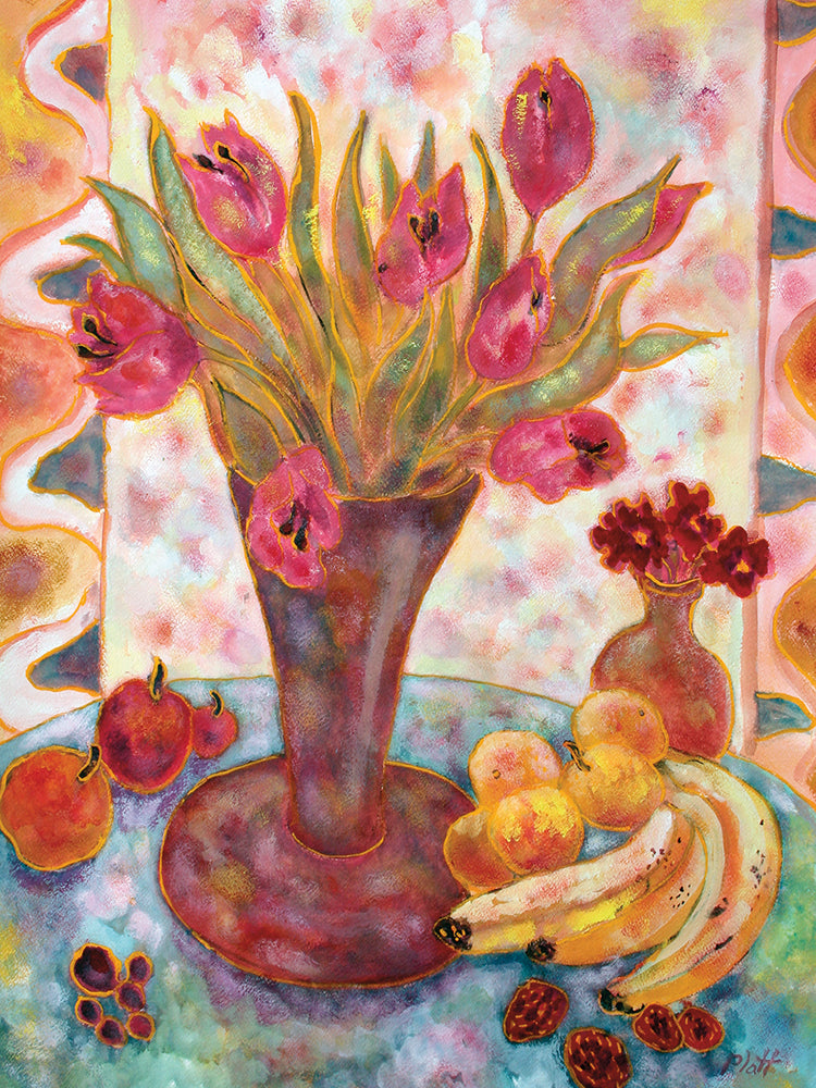 Rose Tulips And Bananas