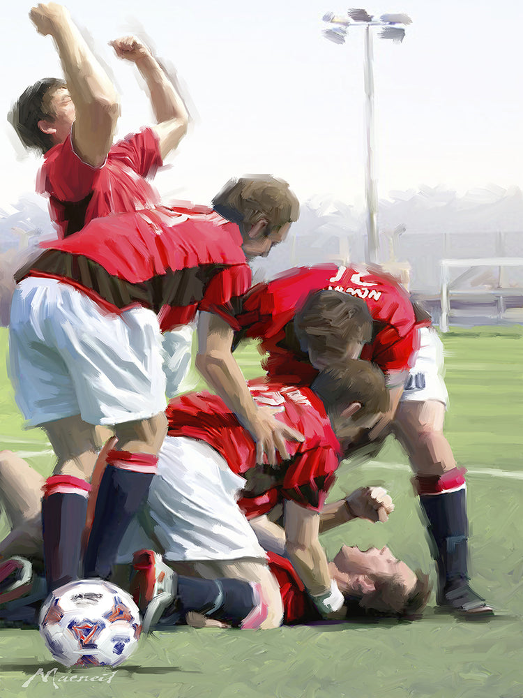 football celebration