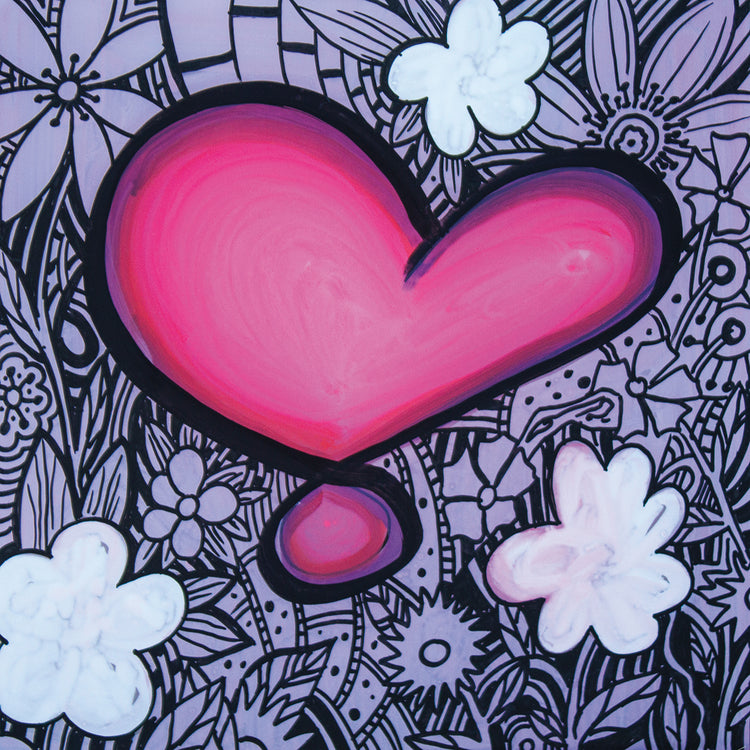 Arte de la lona del corazón 13