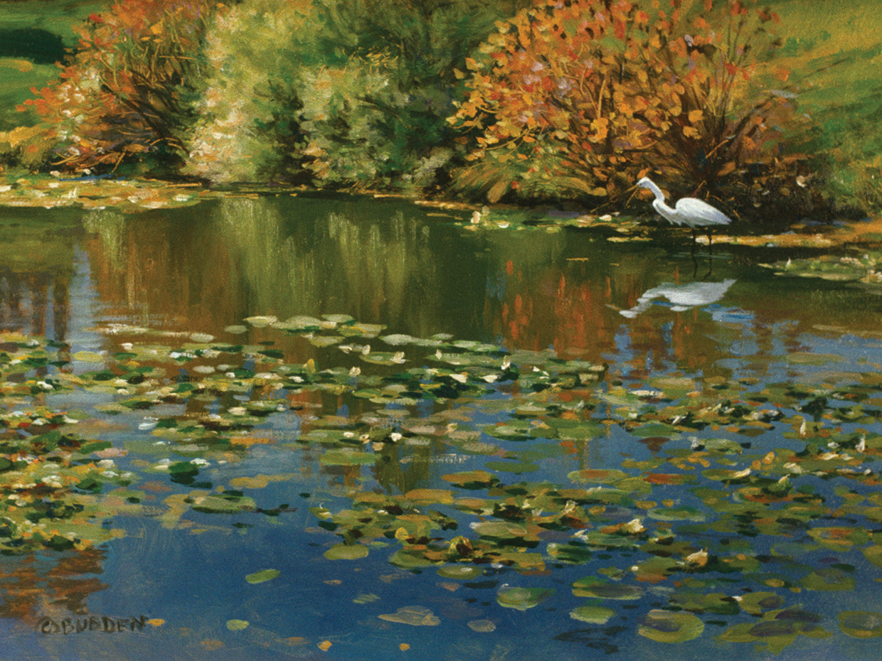 Plein Air Egret 1