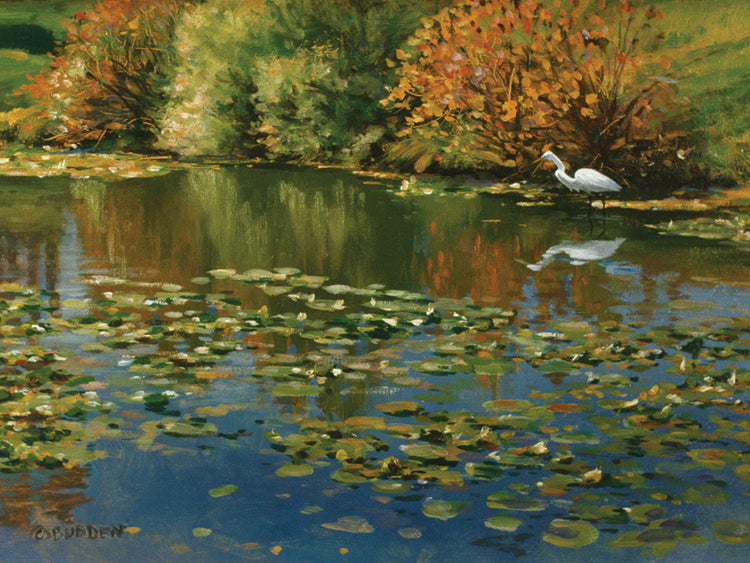 Plein Air Egret 1