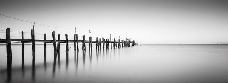 China Camp Panoramic handcrafted art work on canvas or framed canvas prints by Moises Levy 