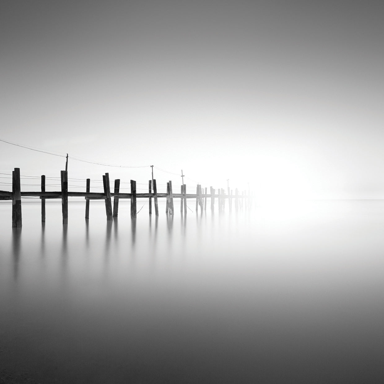 China Camp Square handcrafted art work on canvas or framed canvas prints by Moises Levy 