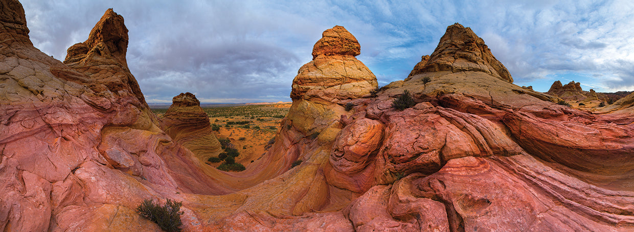Pink Mountain handcrafted art work on canvas or framed canvas prints by Moises Levy 