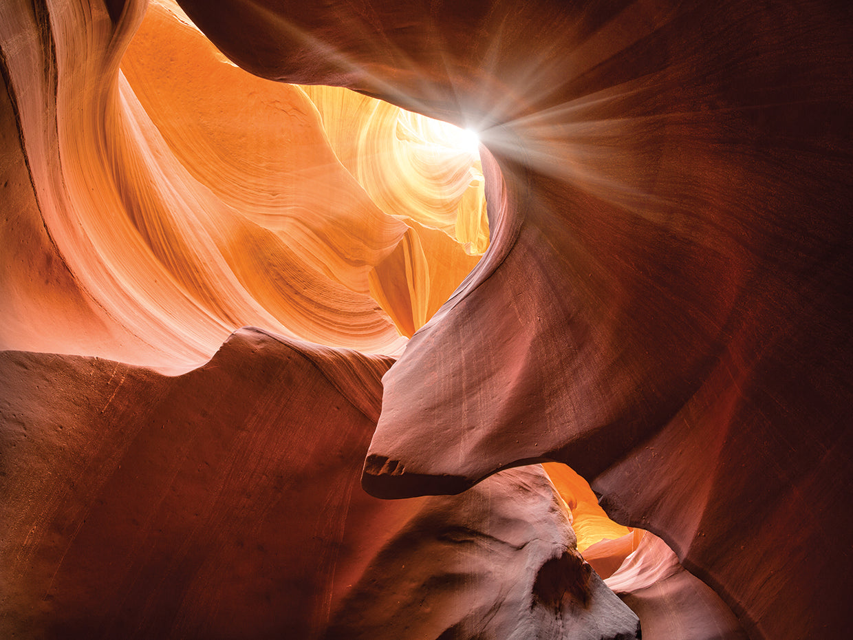 Searching Light III handcrafted art work on canvas or framed canvas prints by Moises Levy 