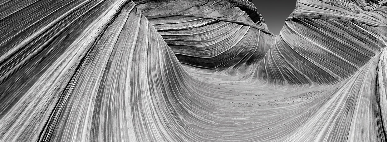 The Wave II handcrafted art work on canvas or framed canvas prints by Moises Levy 