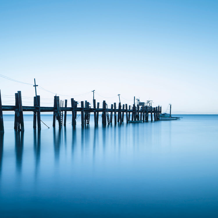 China Camp Pano 2 handcrafted art work on canvas or framed canvas prints by Moises Levy 