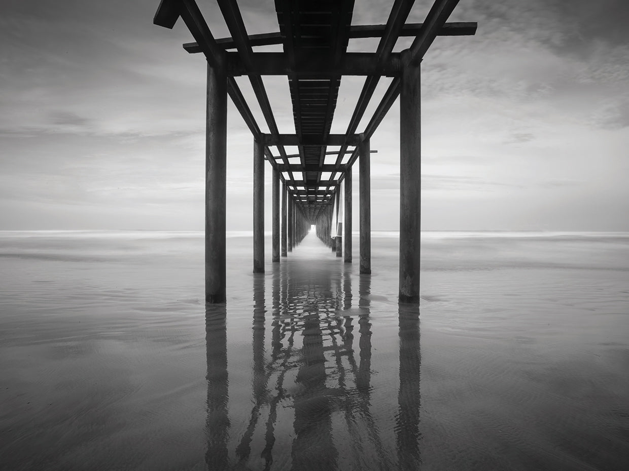 Ocean Door 2 handcrafted art work on canvas or framed canvas prints by Moises Levy 