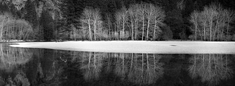 Yosemite Reflection 1 handcrafted art work on canvas or framed canvas prints by Moises Levy 