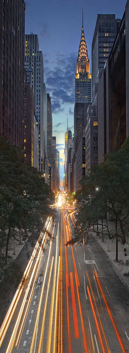 42St Canyon 2 handcrafted art work on canvas or framed canvas prints by Moises Levy 
