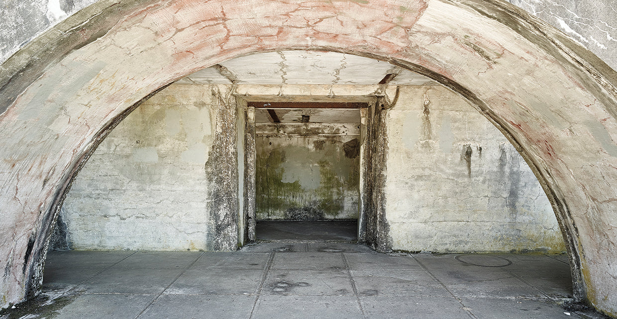 Bunker 1 handcrafted art work on canvas or framed canvas prints by Moises Levy 