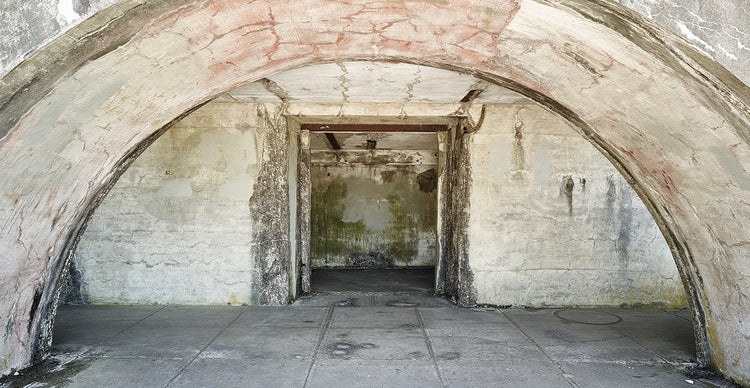 Bunker 1 handcrafted art work on canvas or framed canvas prints by Moises Levy 