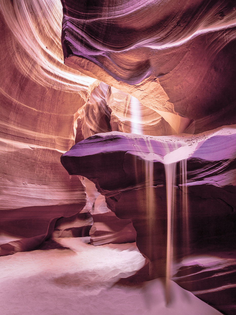 Time Color handcrafted art work on canvas or framed canvas prints by Moises Levy 