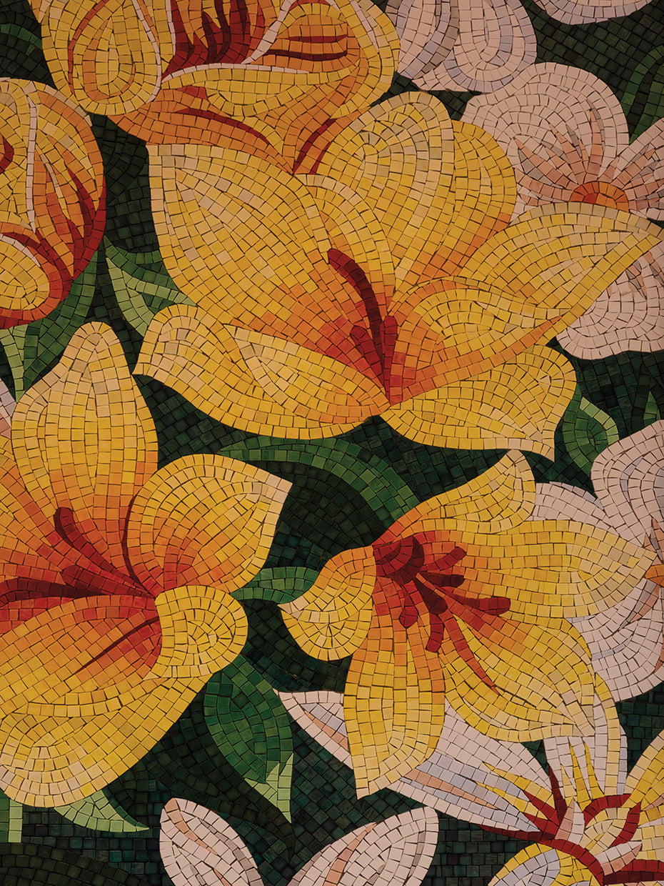 Art Flower 3 handcrafted art work on canvas or framed canvas prints by Moises Levy 