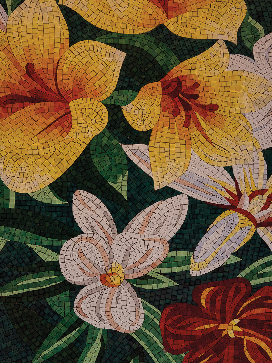 Art Flower 4 handcrafted art work on canvas or framed canvas prints by Moises Levy 
