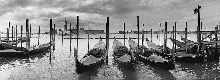 Venezia Pano 3 handcrafted art work on canvas or framed canvas prints by Moises Levy 