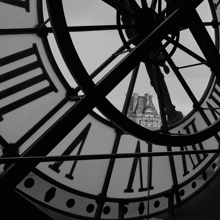 Time 3 handcrafted art work on canvas or framed canvas prints by Moises Levy 