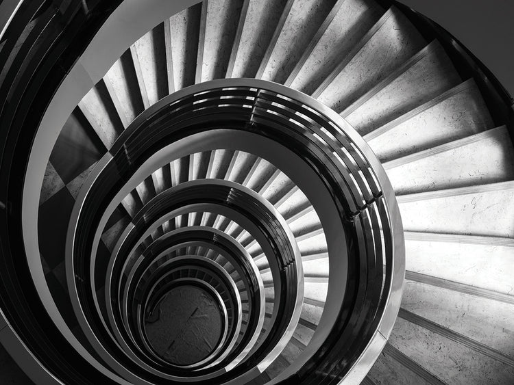 Infinite 4 handcrafted art work on canvas or framed canvas prints by Moises Levy 